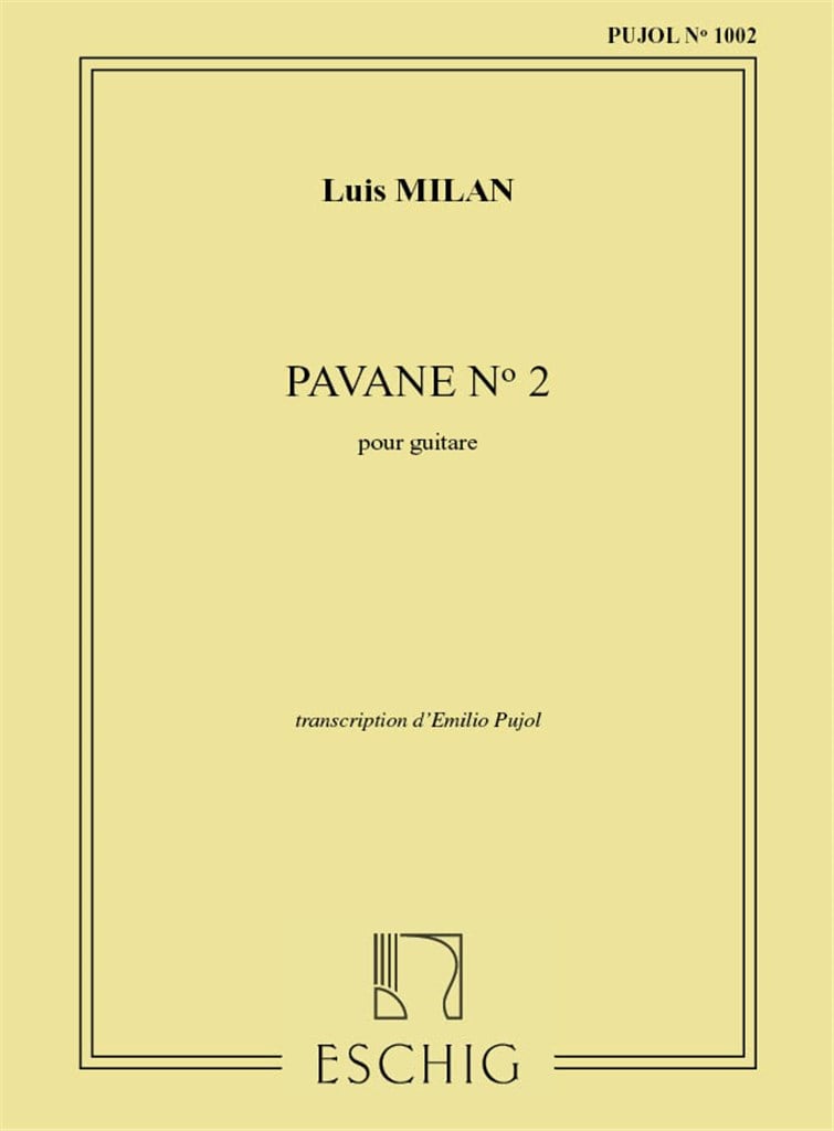 Pavane II (Pujol 1002) Guitare